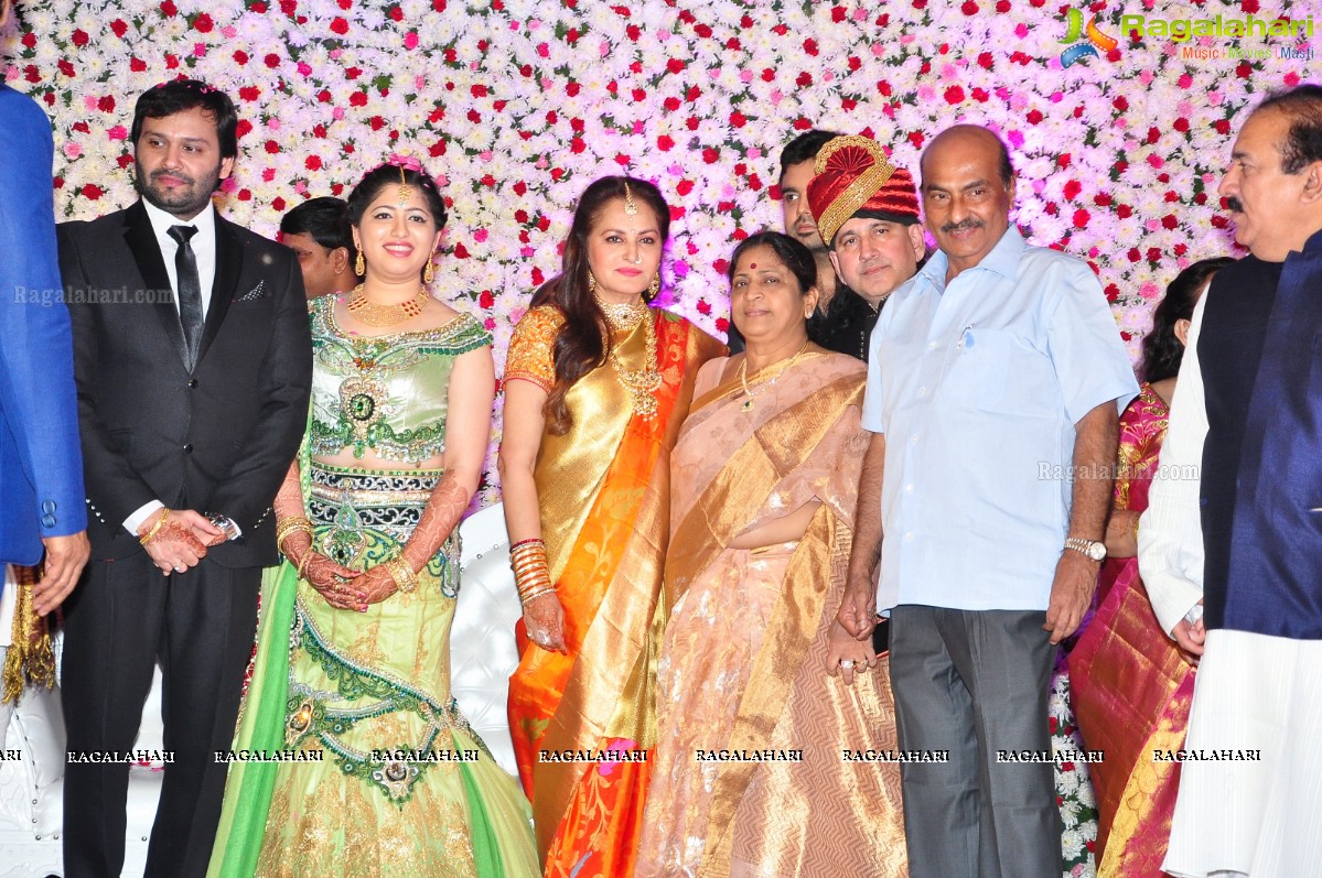 Grand Wedding Reception of Siddharth (Jaya Prada's Son)