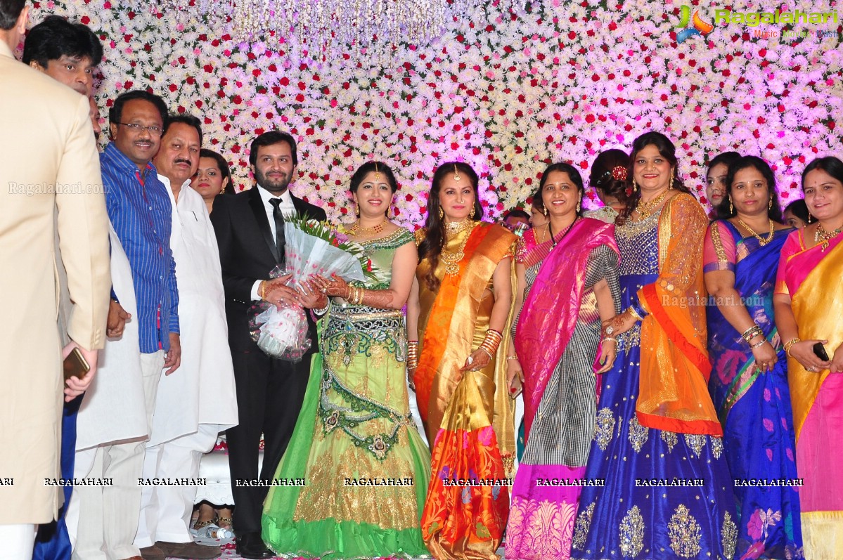 Grand Wedding Reception of Siddharth (Jaya Prada's Son)