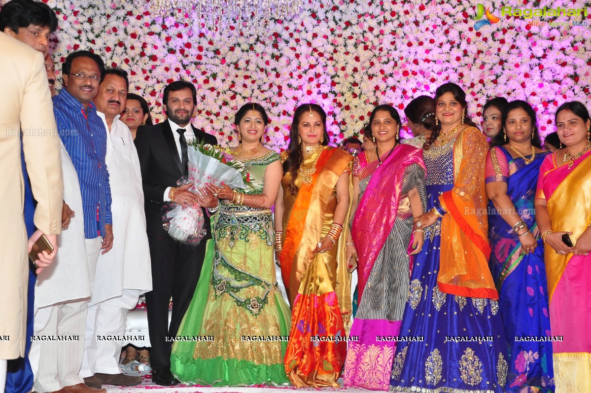 Grand Wedding Reception of Siddharth (Jaya Prada's Son)