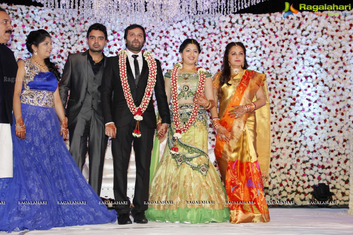 Grand Wedding Reception of Siddharth (Jaya Prada's Son)