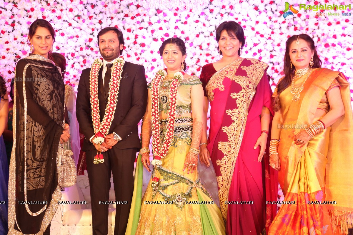 Grand Wedding Reception of Siddharth (Jaya Prada's Son)