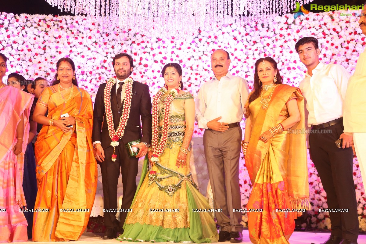 Grand Wedding Reception of Siddharth (Jaya Prada's Son)