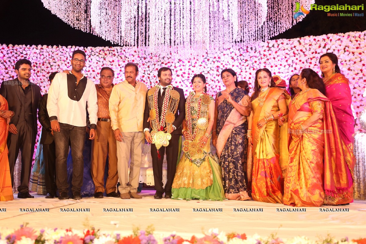 Grand Wedding Reception of Siddharth (Jaya Prada's Son)