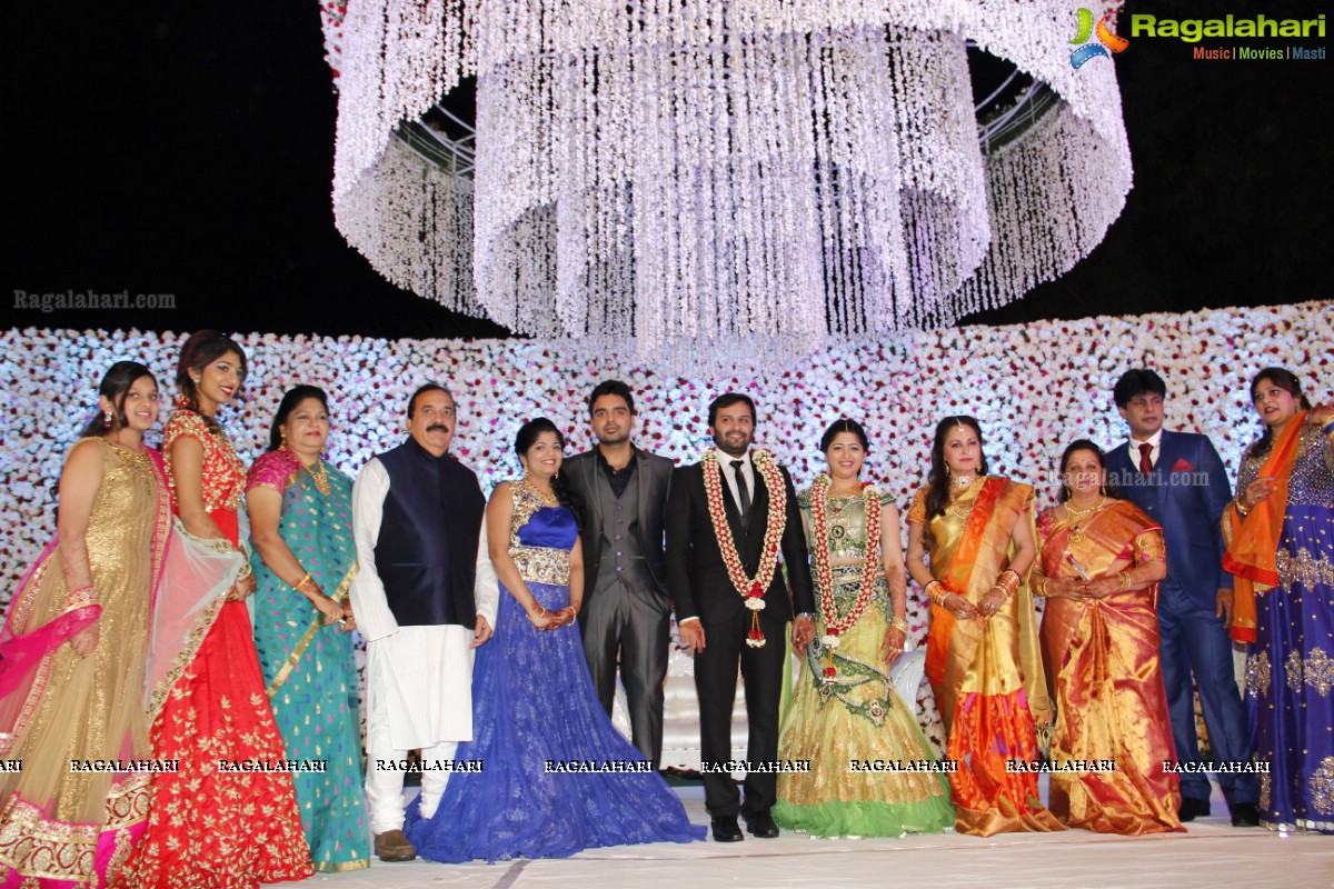 Grand Wedding Reception of Siddharth (Jaya Prada's Son)