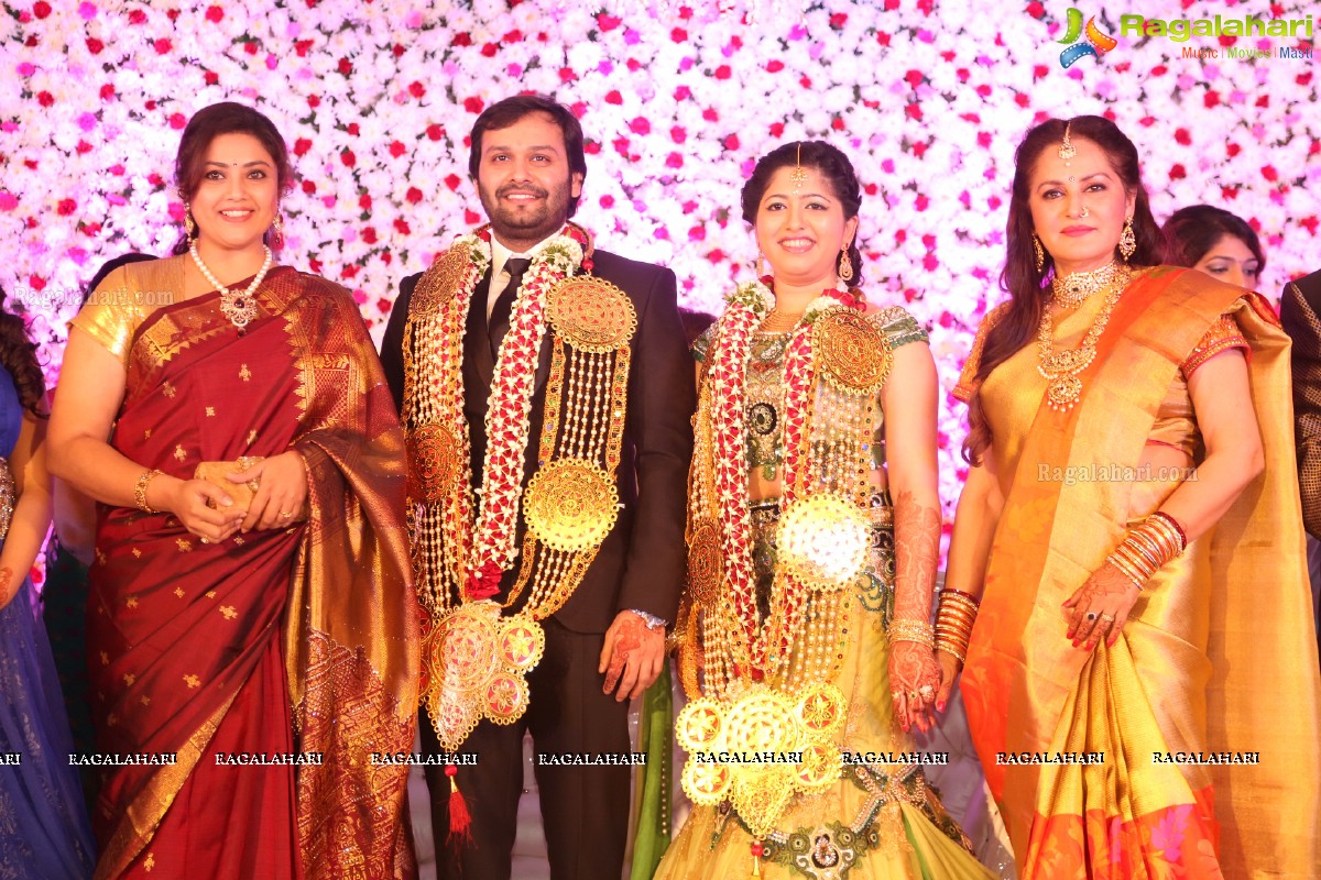 Grand Wedding Reception of Siddharth (Jaya Prada's Son)