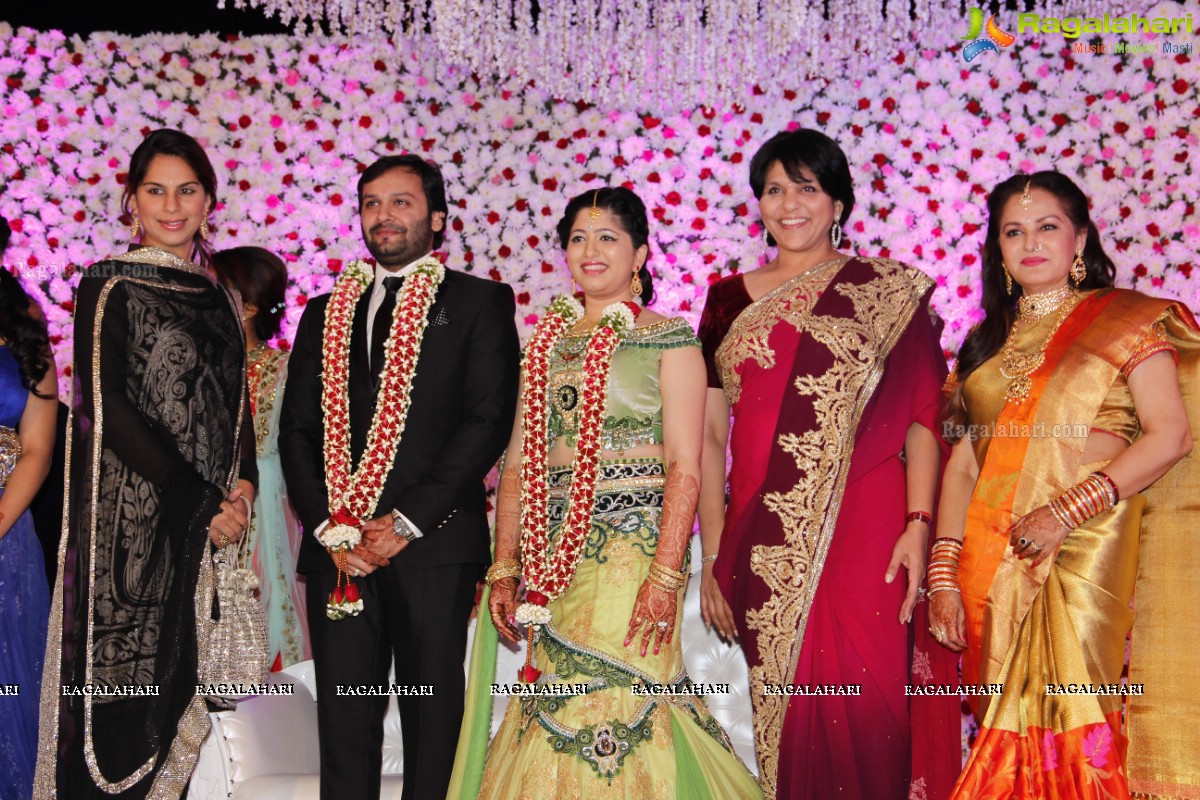 Grand Wedding Reception of Siddharth (Jaya Prada's Son)