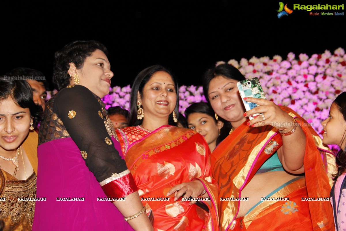 Grand Wedding Reception of Siddharth (Jaya Prada's Son)