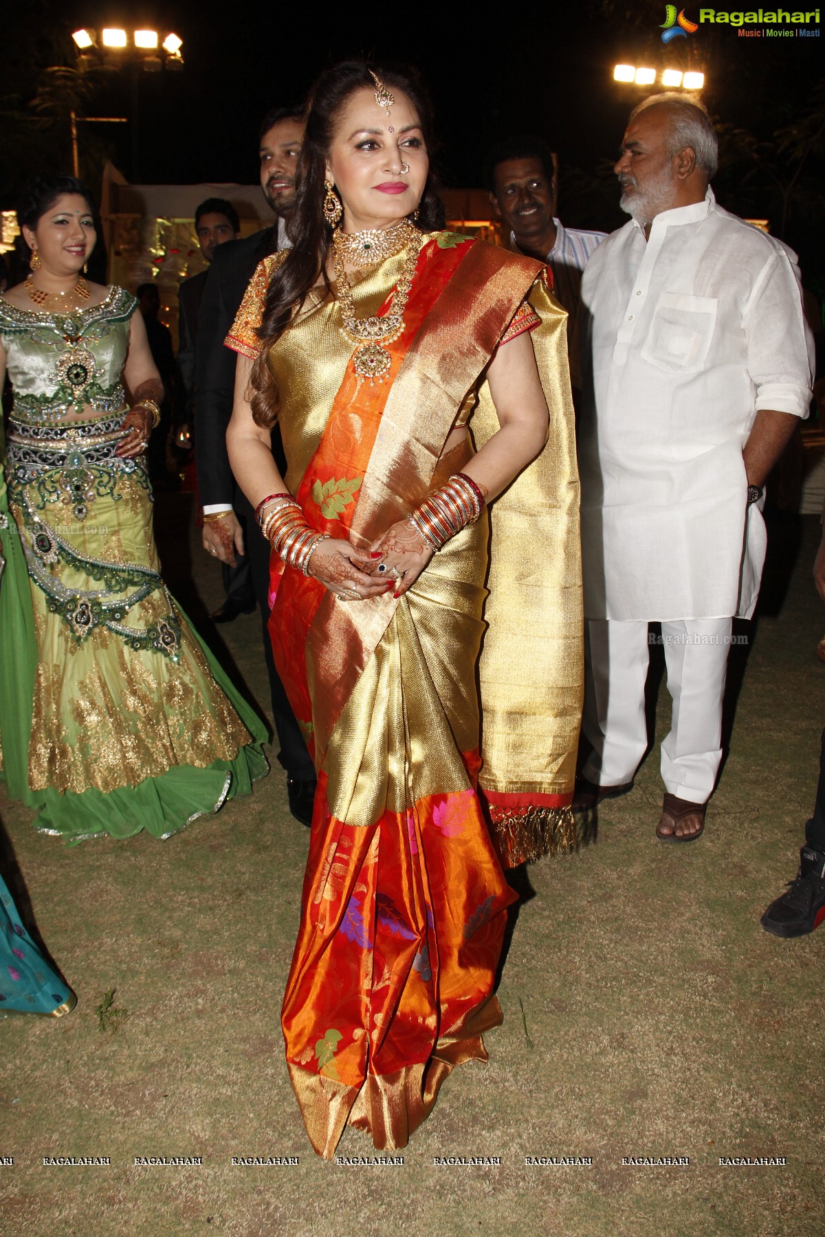 Grand Wedding Reception of Siddharth (Jaya Prada's Son)