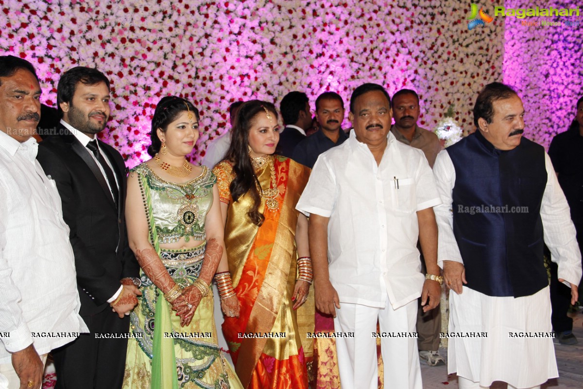 Grand Wedding Reception of Siddharth (Jaya Prada's Son)