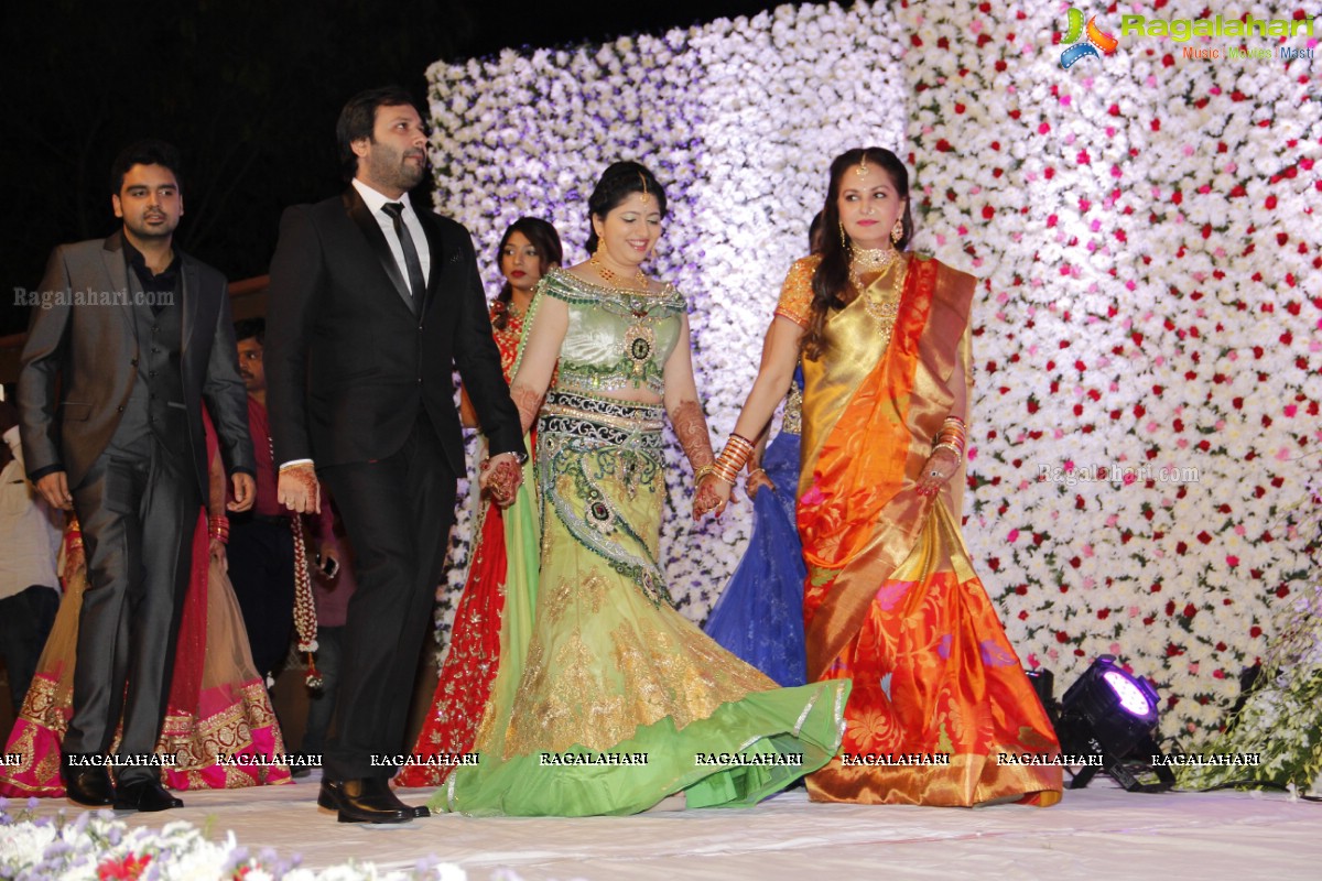 Grand Wedding Reception of Siddharth (Jaya Prada's Son)