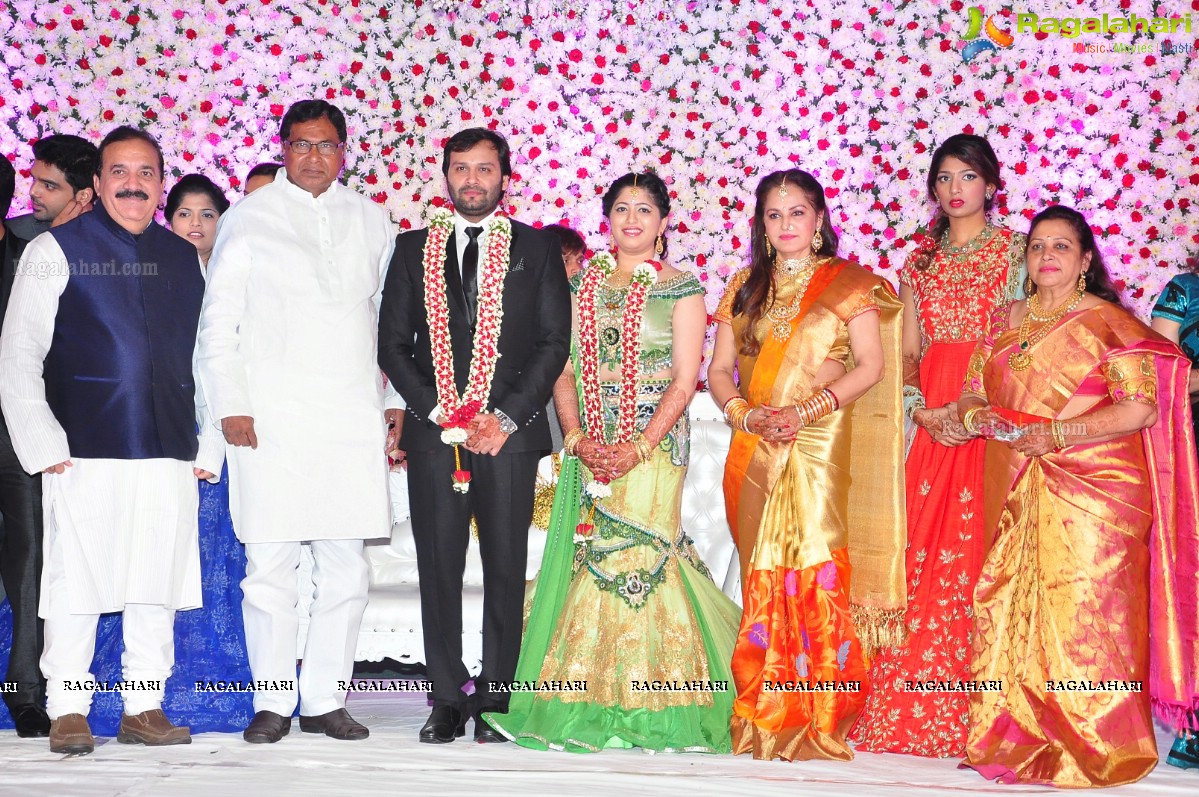 Grand Wedding Reception of Siddharth (Jaya Prada's Son)