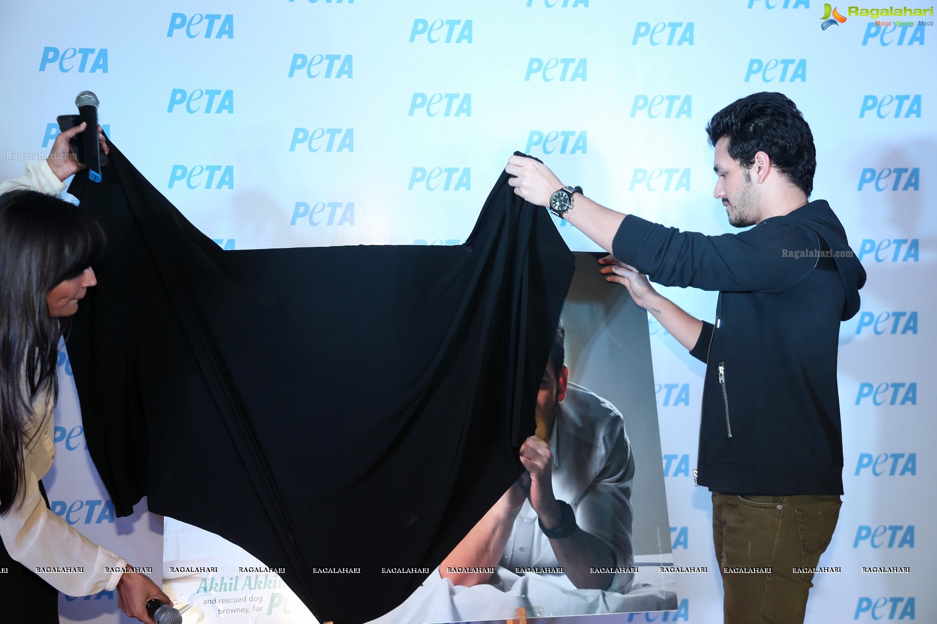 PETA New Adoption Campaign Launch by Akhil Akkineni at Annapurna 7 Acres, Hyderabad