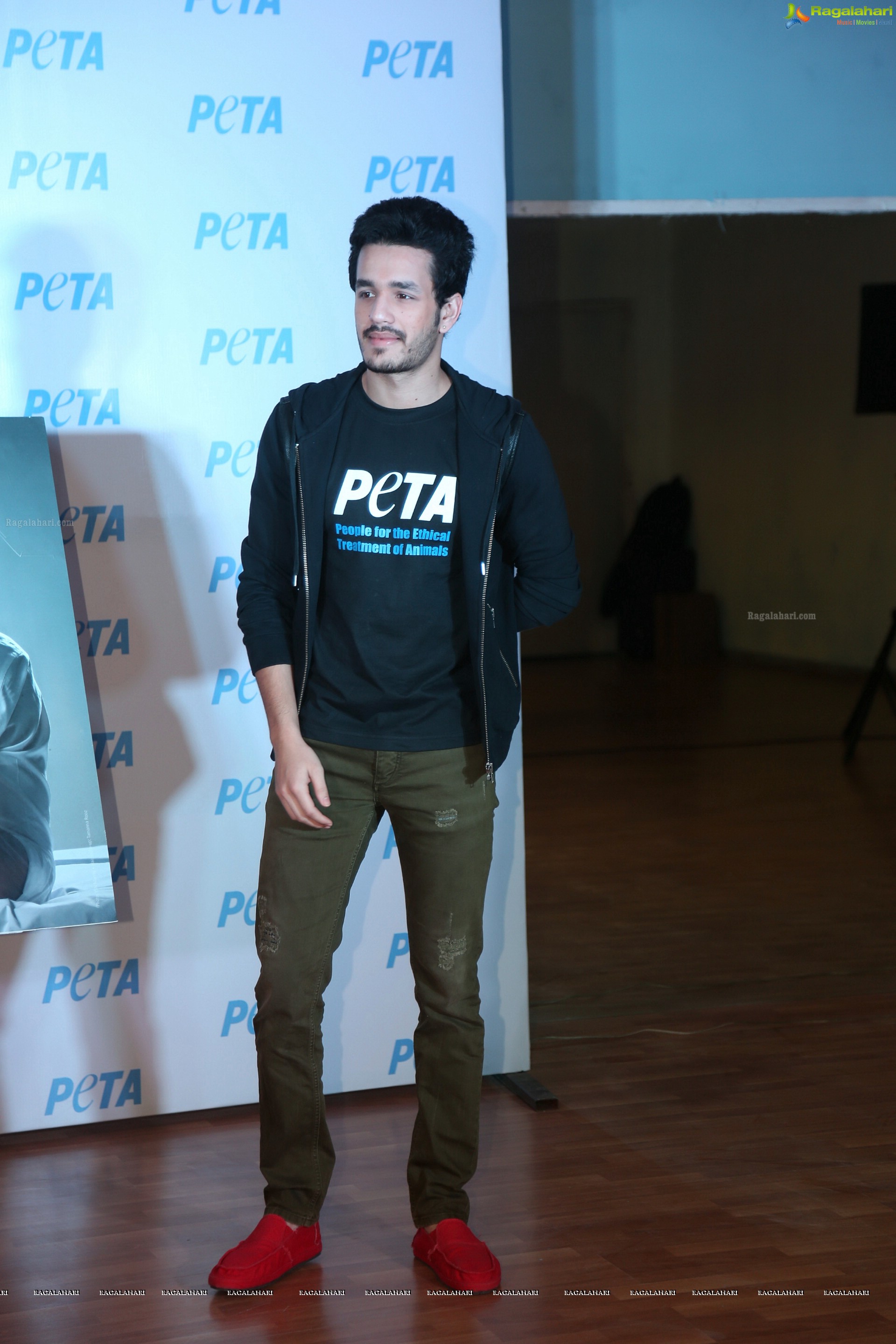 PETA New Adoption Campaign Launch by Akhil Akkineni at Annapurna 7 Acres, Hyderabad