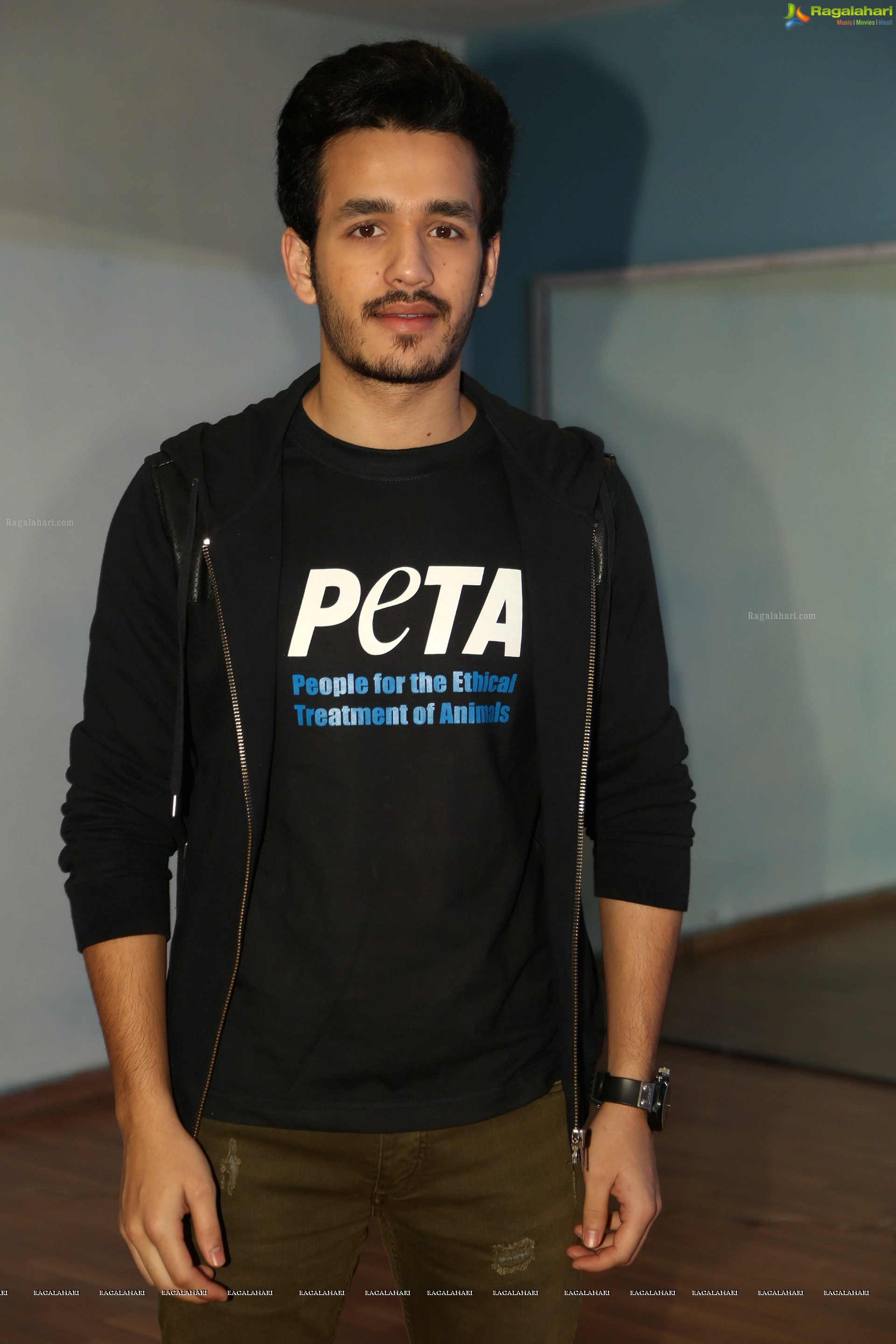 PETA New Adoption Campaign Launch by Akhil Akkineni at Annapurna 7 Acres, Hyderabad