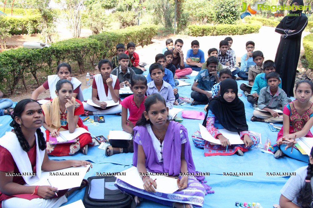 Painting Competition by AMRSA (Amberpet Mandal Recognised Schools Association)