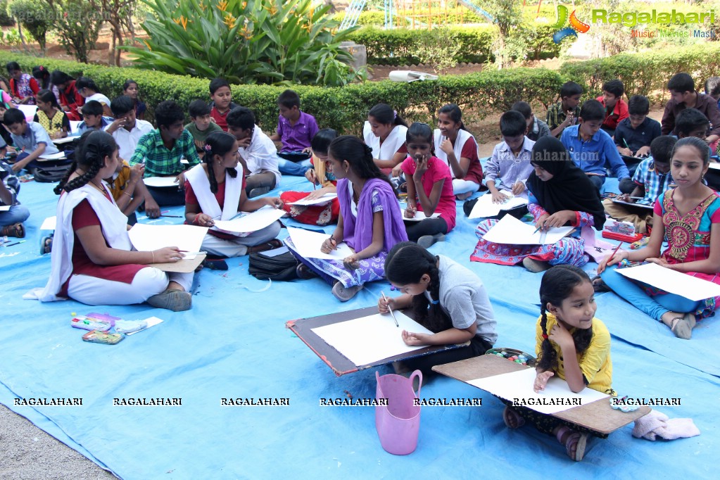 Painting Competition by AMRSA (Amberpet Mandal Recognised Schools Association)