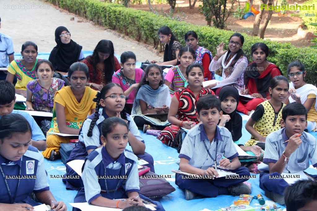 Painting Competition by AMRSA (Amberpet Mandal Recognised Schools Association)