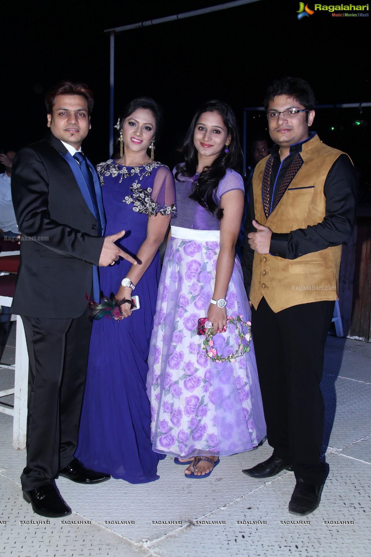 Ashish and Neha Agarwal 10th Anniversary Celebrations at Pier 33, Hyderabad