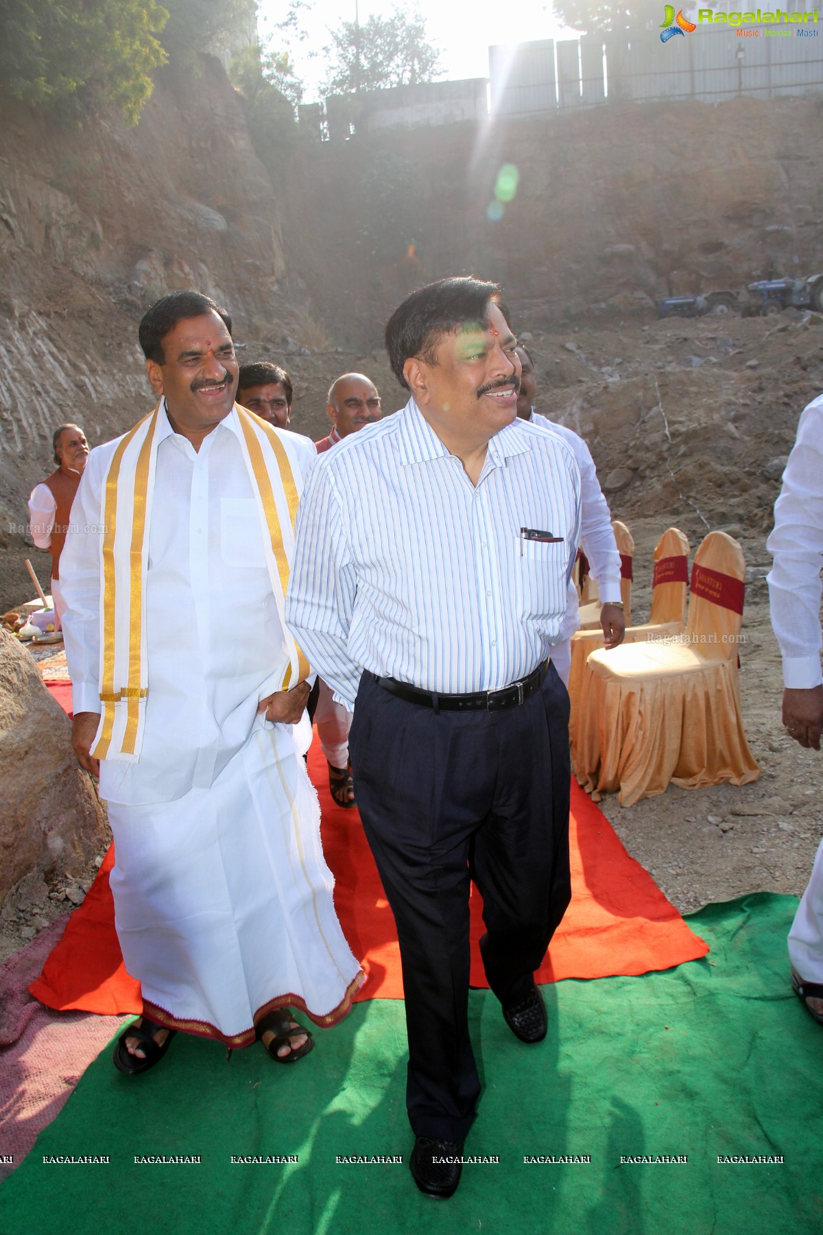 Bhoomi Puja of Mall cum Multiplex developed by M/s. Trishala Infrastructure Pvt Ltd.