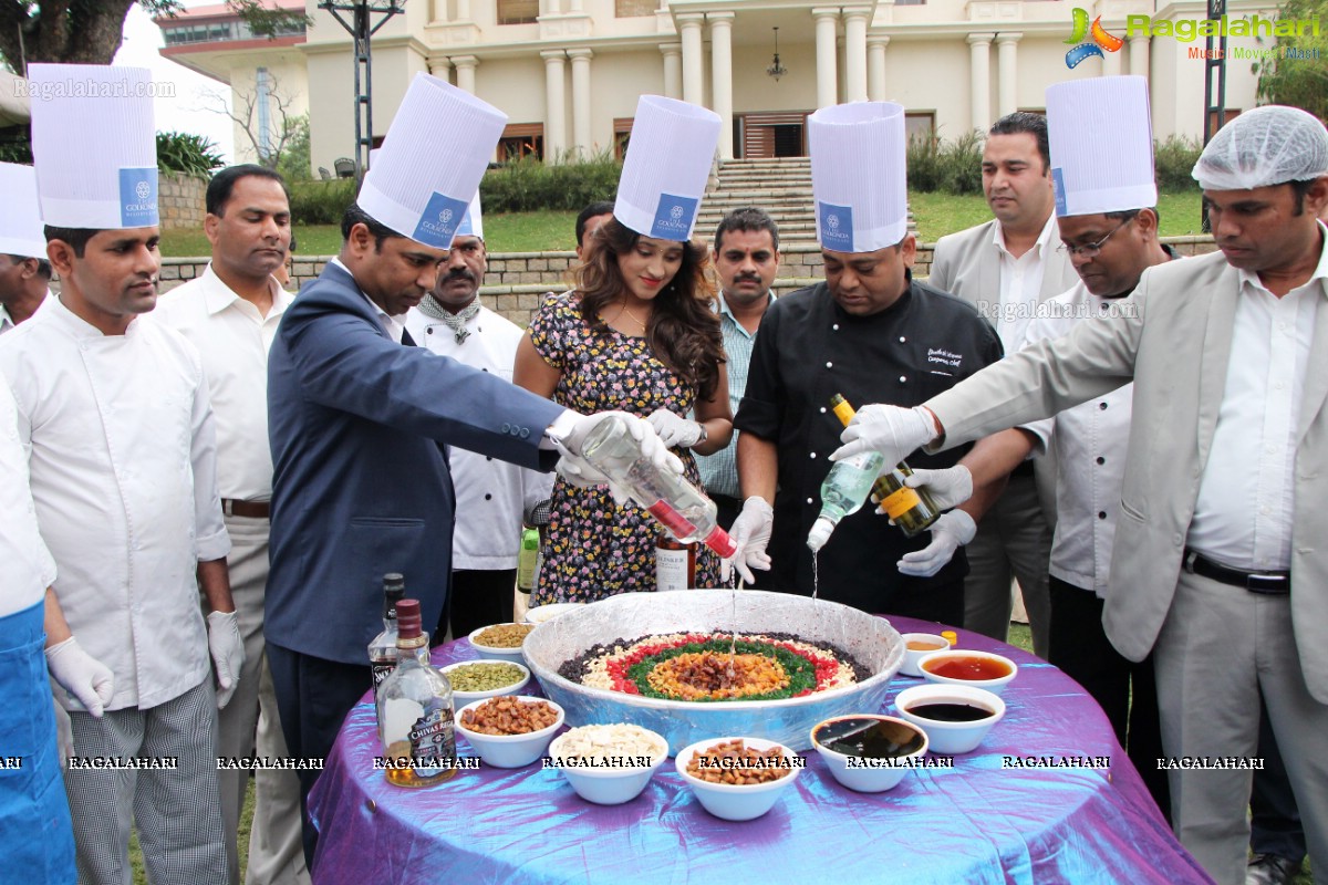 Cake Mixing Ceremony 2015 at The Golkonda Resort, Hyderabad