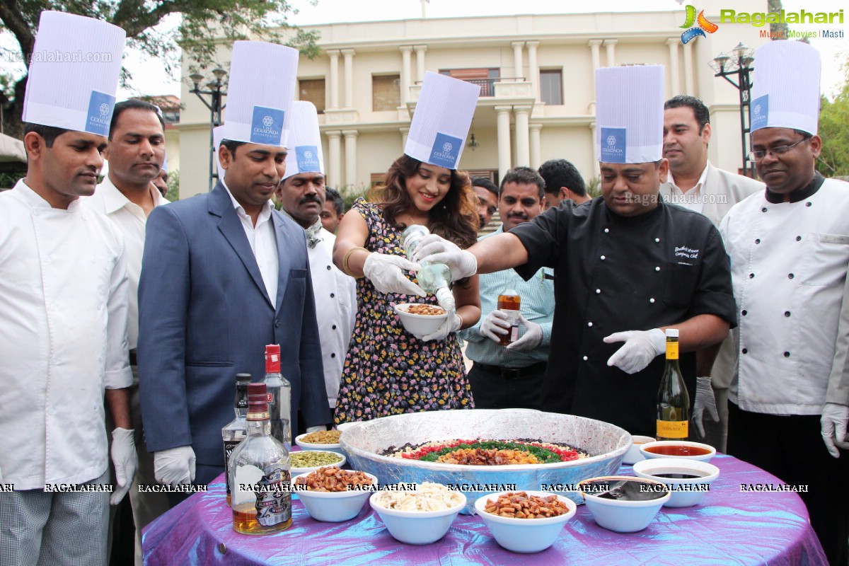 Cake Mixing Ceremony 2015 at The Golkonda Resort, Hyderabad