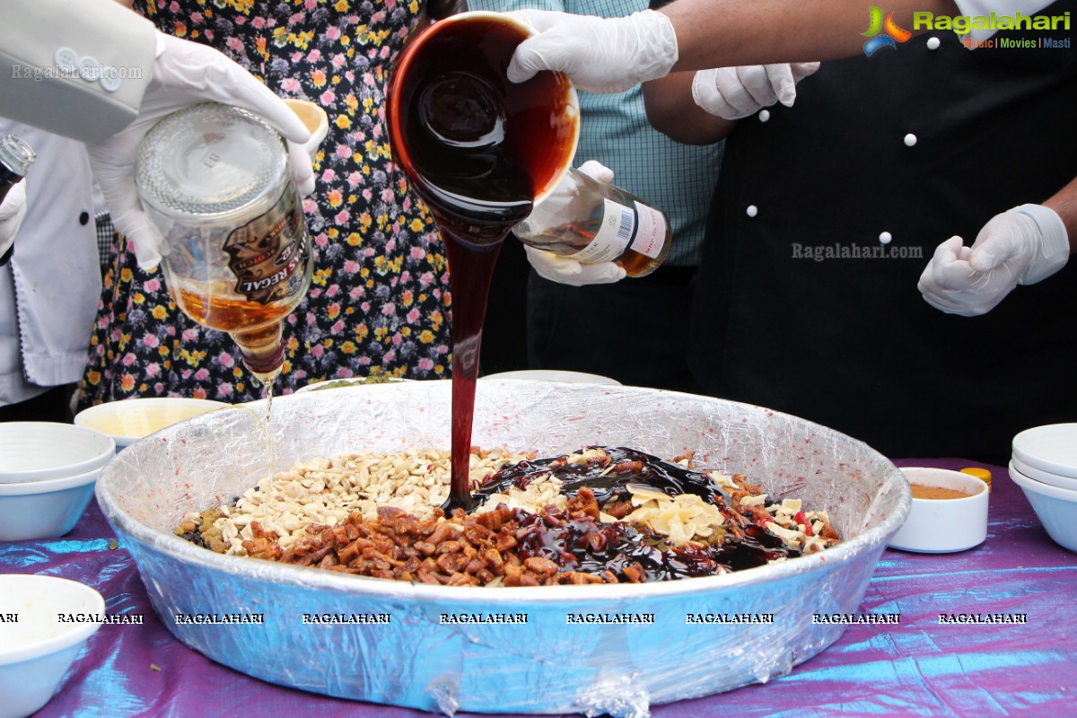 Cake Mixing Ceremony 2015 at The Golkonda Resort, Hyderabad