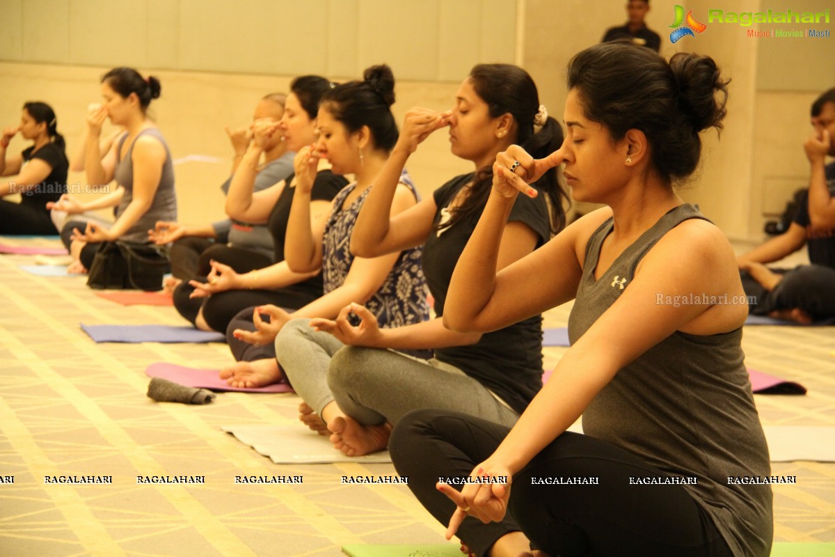 Yoga with Deepika Mehta at The Trident, Hyderabad