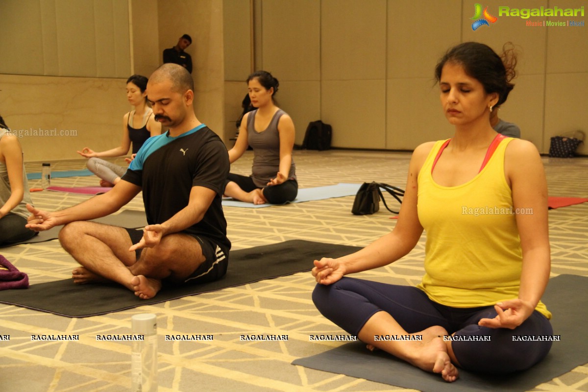 Yoga with Deepika Mehta at The Trident, Hyderabad