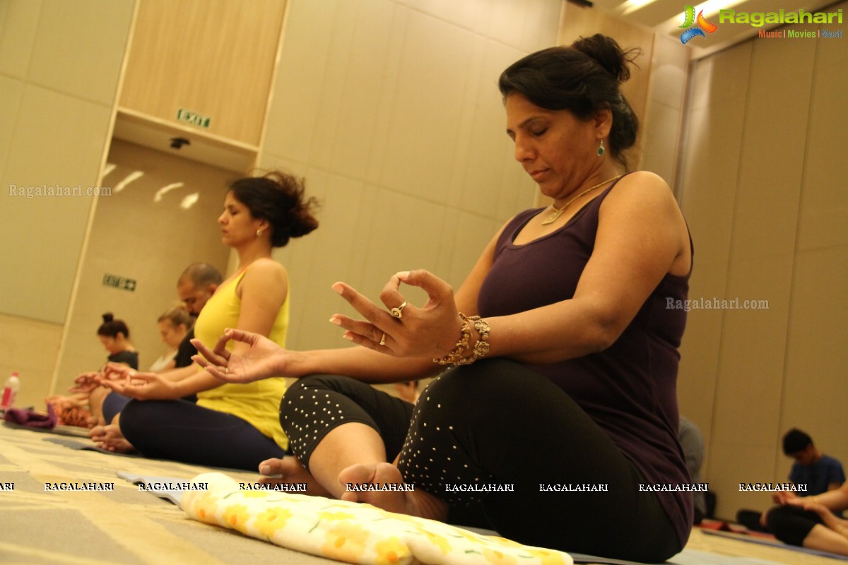 Yoga with Deepika Mehta at The Trident, Hyderabad