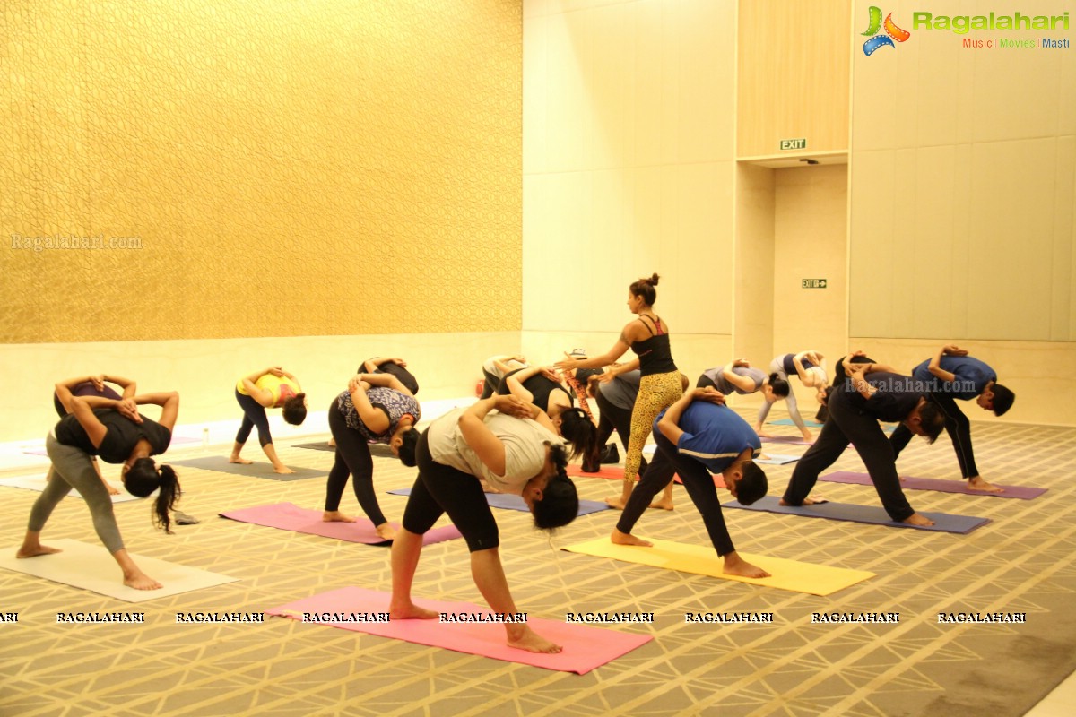 Yoga with Deepika Mehta at The Trident, Hyderabad