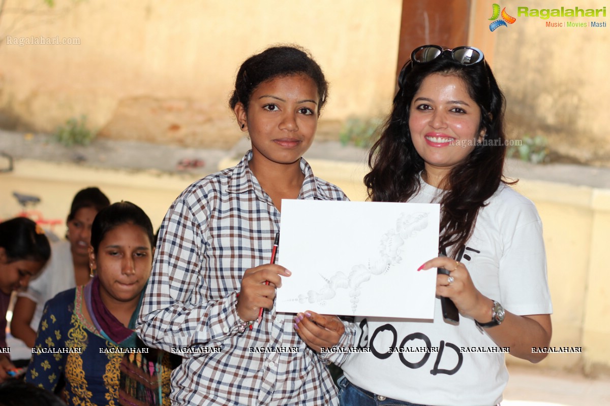 Geet Gupta's Femmis Club Children's Day Celebrations with Rainbow Foundation Kids