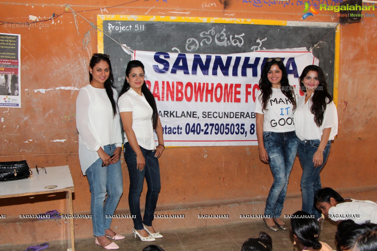 Geet Gupta's Femmis Club Children's Day Celebrations with Rainbow Foundation Kids