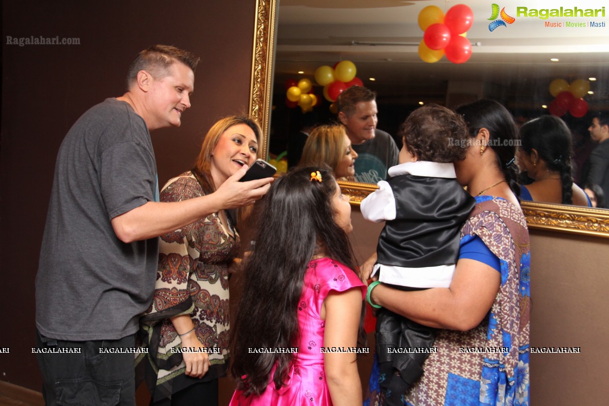 Gurveer Jai Grover 1st Birthday Celebrations at Radisson Blu Plaza, Hyderabad