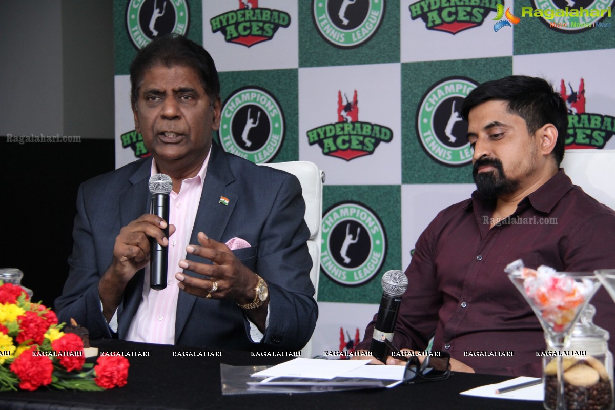 Champion Tennis League 2015 Press Meet, Hyderabad