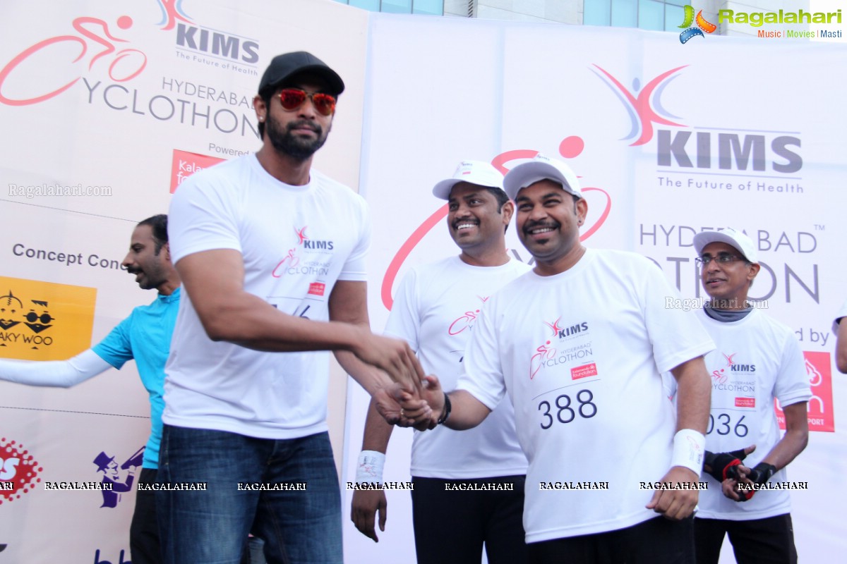 Daggubati Rana Participates in Hyderabad Cyclothon by KIMS