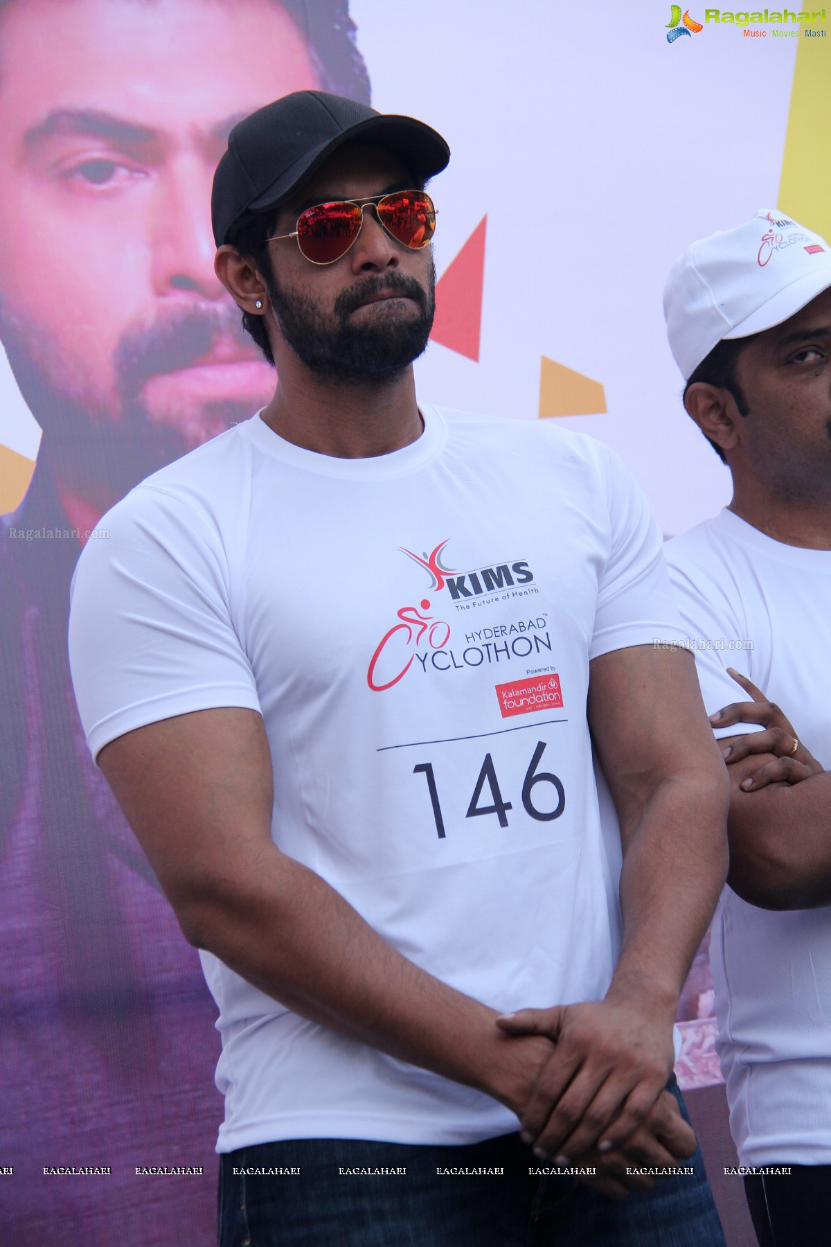 Daggubati Rana Participates in Hyderabad Cyclothon by KIMS