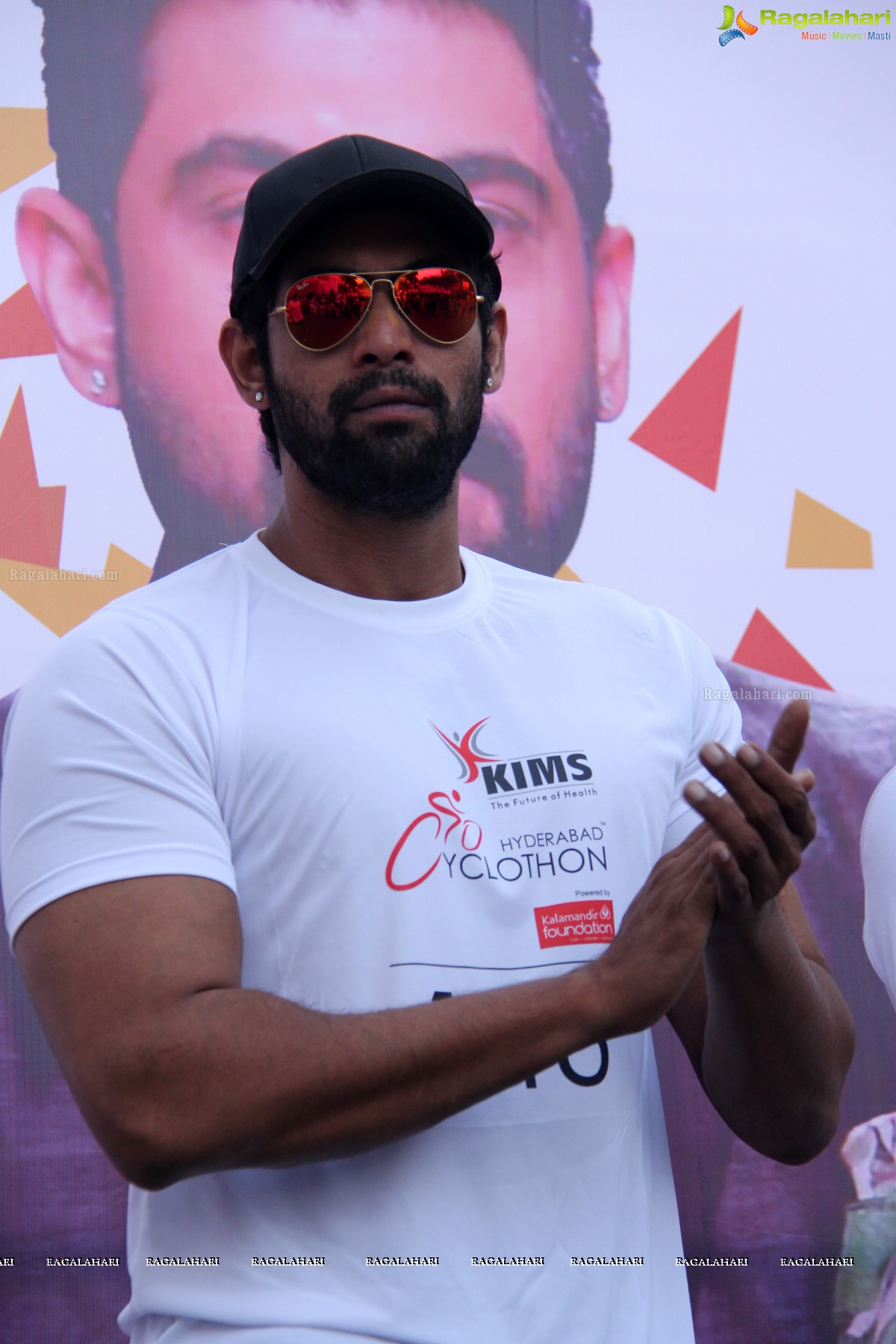 Daggubati Rana Participates in Hyderabad Cyclothon by KIMS