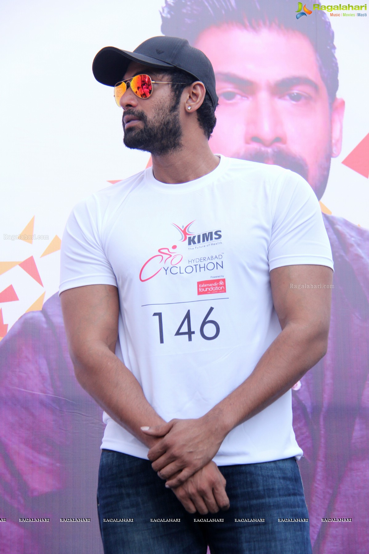 Daggubati Rana Participates in Hyderabad Cyclothon by KIMS