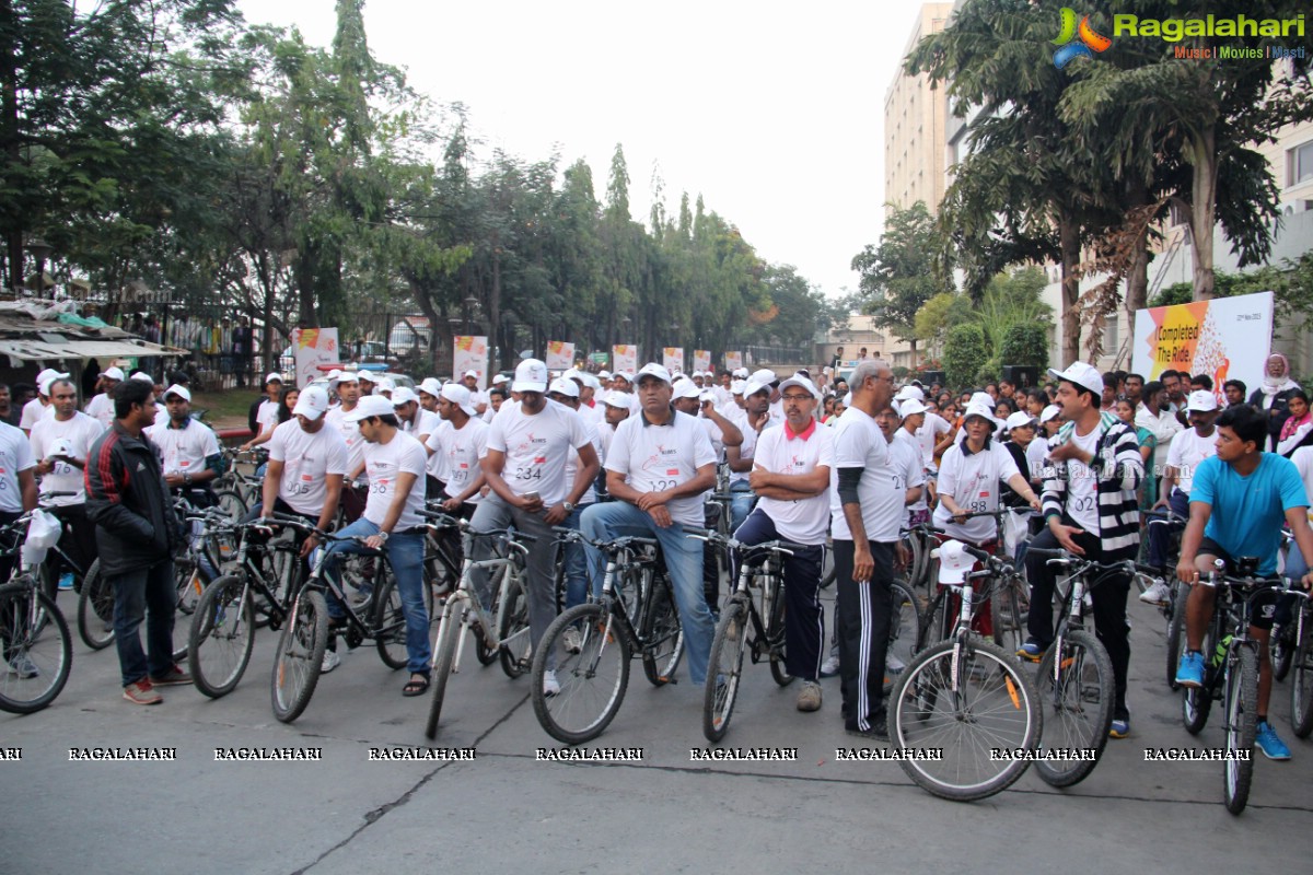 Daggubati Rana Participates in Hyderabad Cyclothon by KIMS