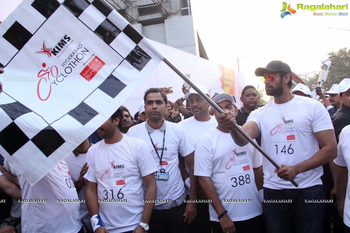 Daggubati Rana Participates in Hyderabad Cyclothon by KIMS