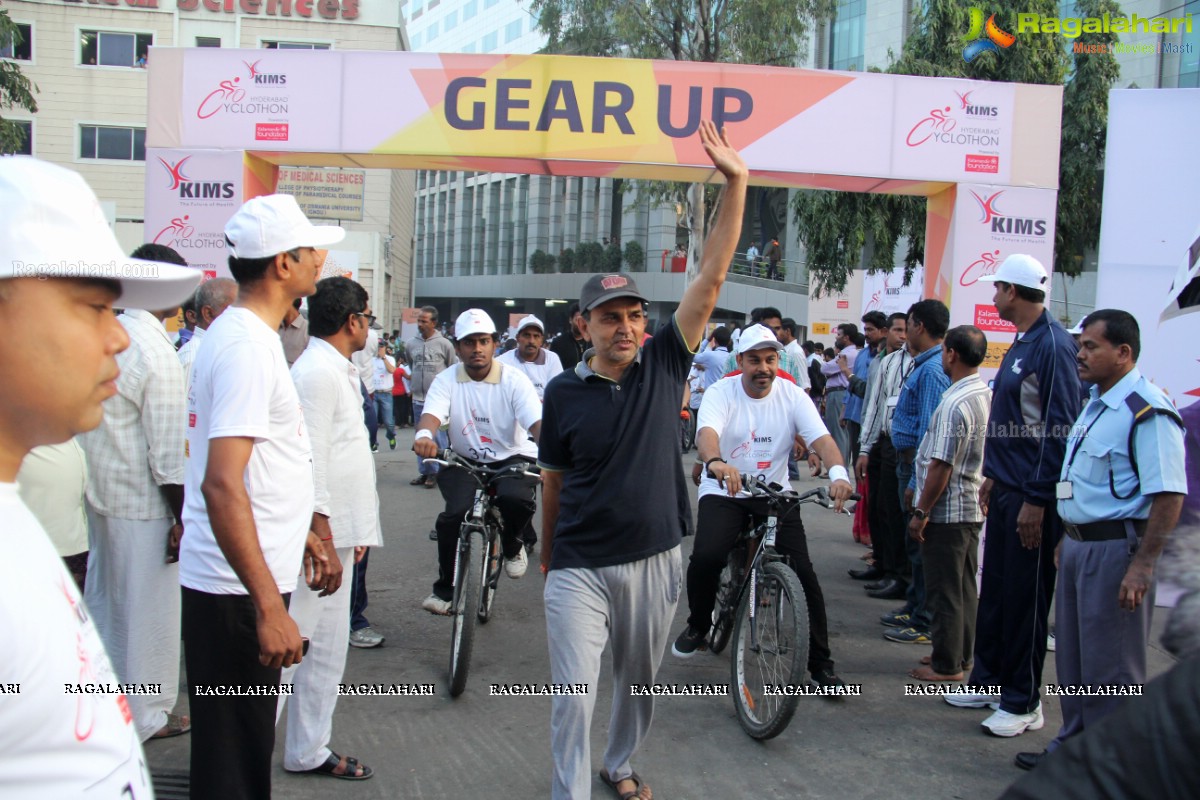 Daggubati Rana Participates in Hyderabad Cyclothon by KIMS