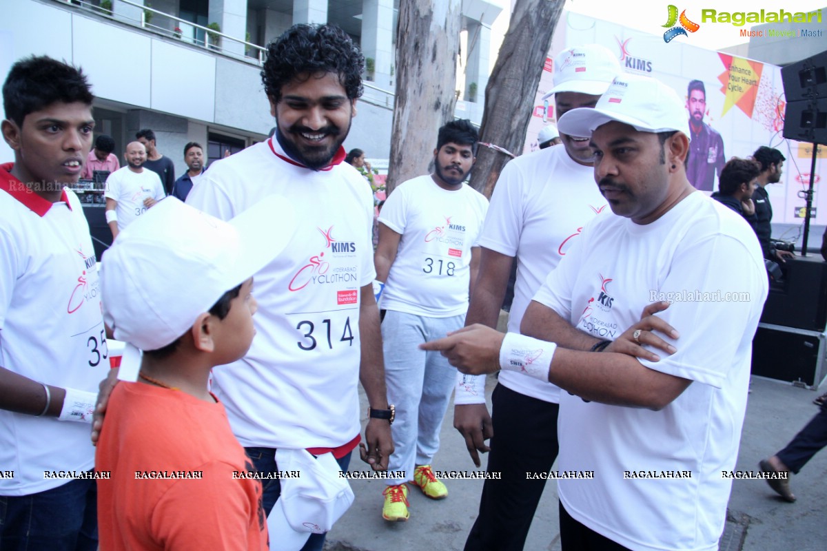 Daggubati Rana Participates in Hyderabad Cyclothon by KIMS