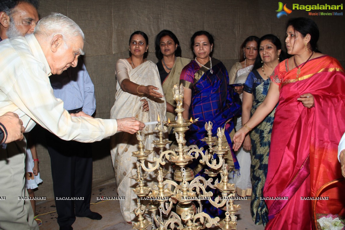 Ikebana Exhibition with Sculptures at Old Ritz Hotel, Hyderabad