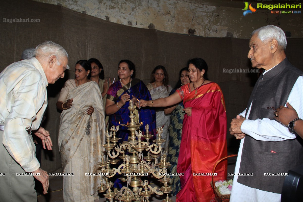 Ikebana Exhibition with Sculptures at Old Ritz Hotel, Hyderabad