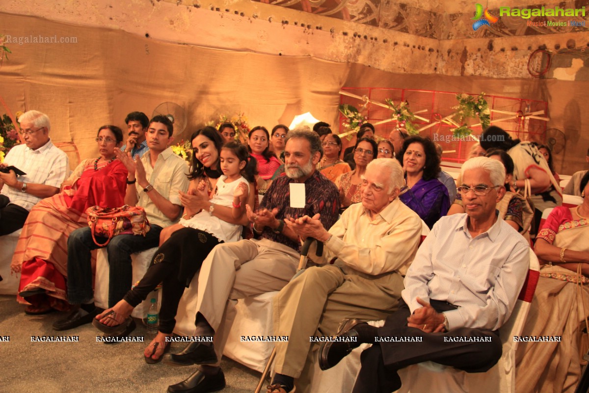 Ikebana Exhibition with Sculptures at Old Ritz Hotel, Hyderabad