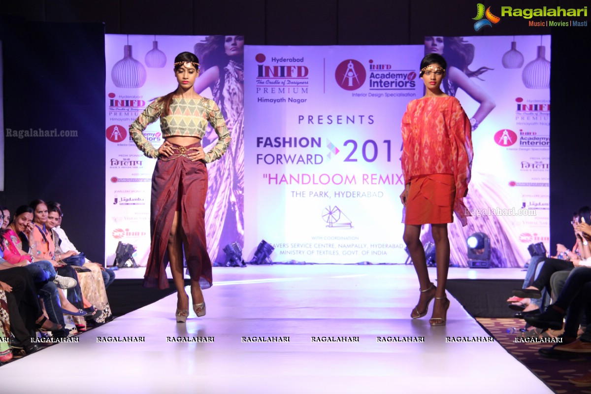 INIFD Hyderabad Annual Extravaganza, Fashion Forward-2015 at The Park, Hyderabad