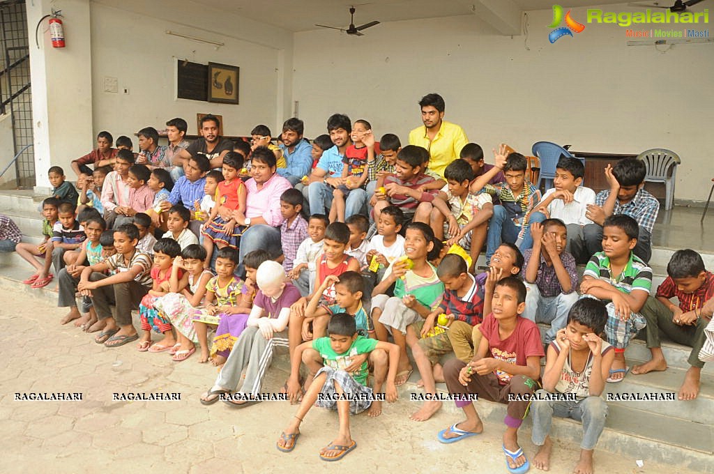 Kalahar Reddy and Actor Rahul at Devnar School For The Blind at Begumpet