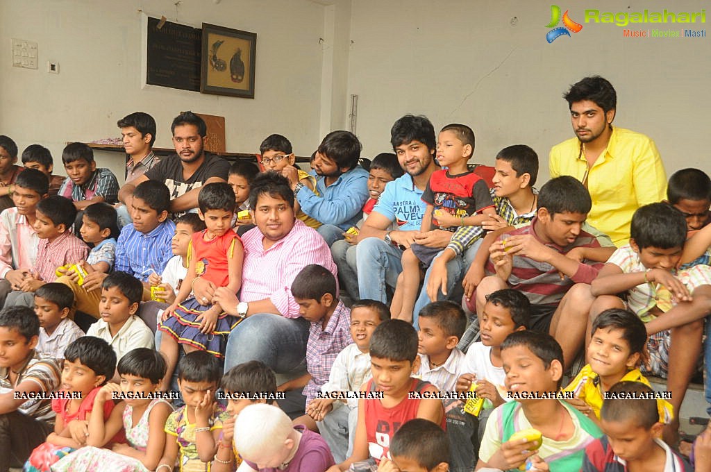 Kalahar Reddy and Actor Rahul at Devnar School For The Blind at Begumpet