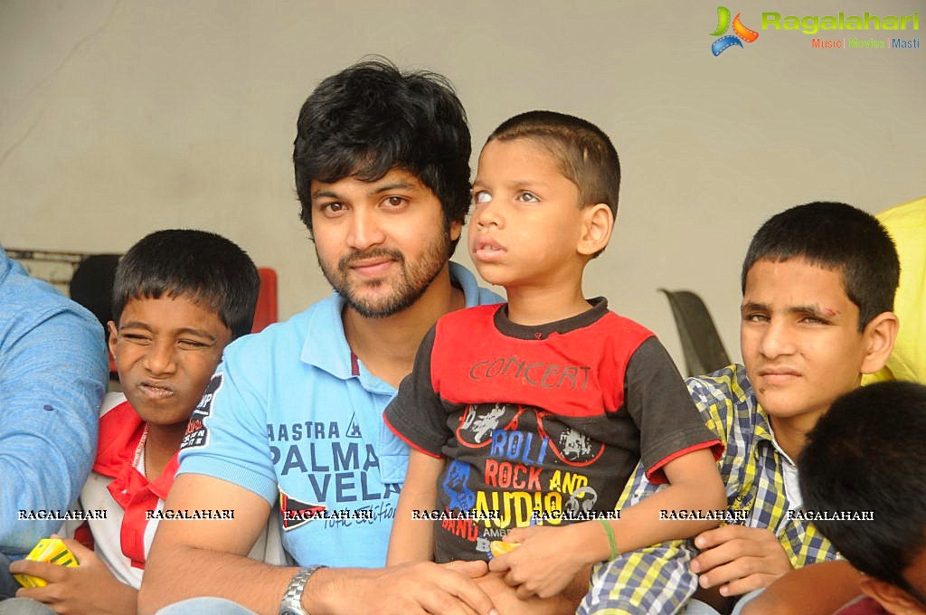 Kalahar Reddy and Actor Rahul at Devnar School For The Blind at Begumpet