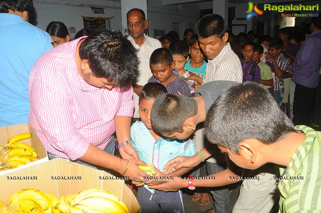 Kalahar Reddy and Actor Rahul at Devnar School For The Blind at Begumpet